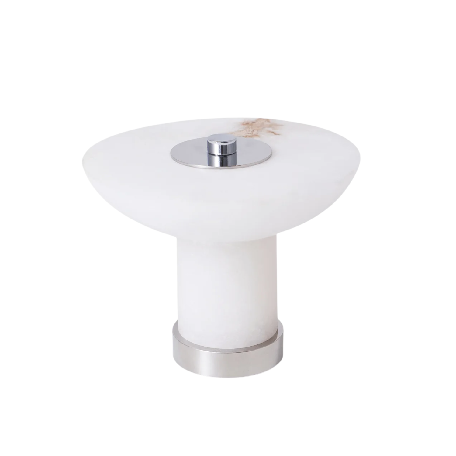 Lampe en alabastre dans un salon contemporain