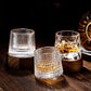 Verres en cristal rotatifs, parfaits pour la dégustation