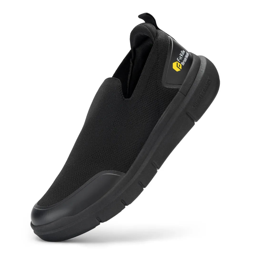 Vue latérale des mocassins pour pieds sensibles