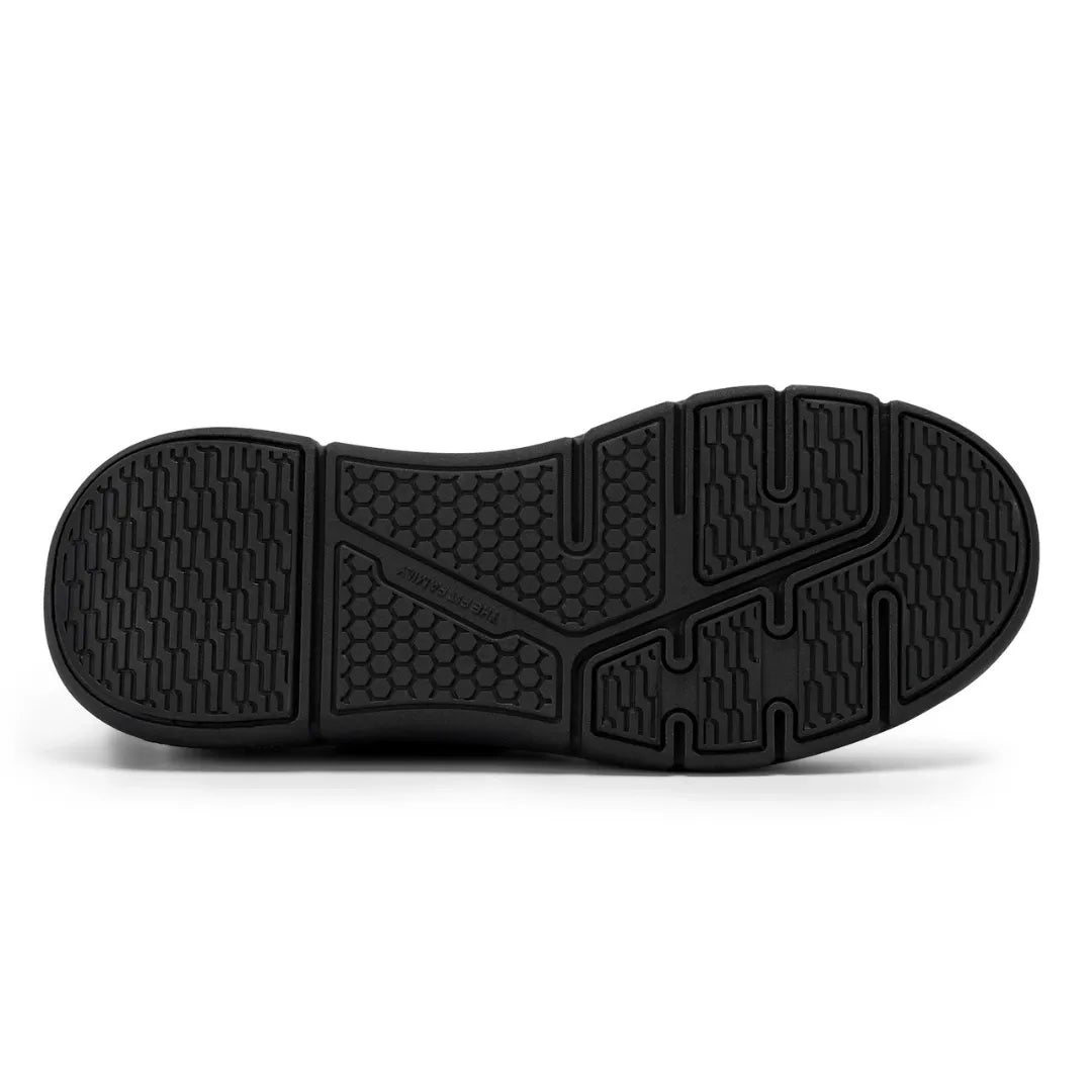 Vue de dessus des mocassins orthopédiques pour hommes