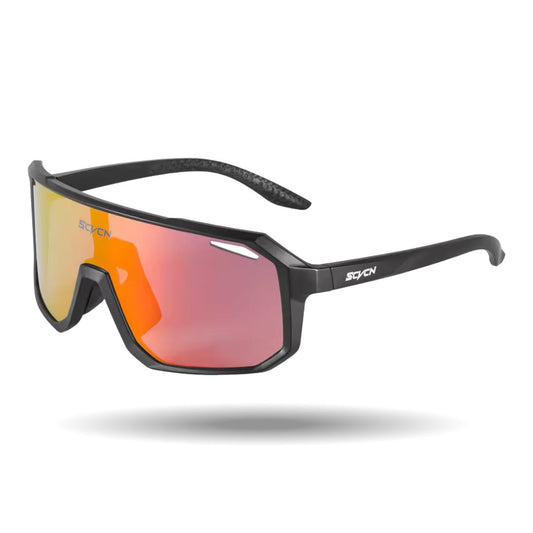 Lunettes de cyclisme avec reflets de lumière naturelle
