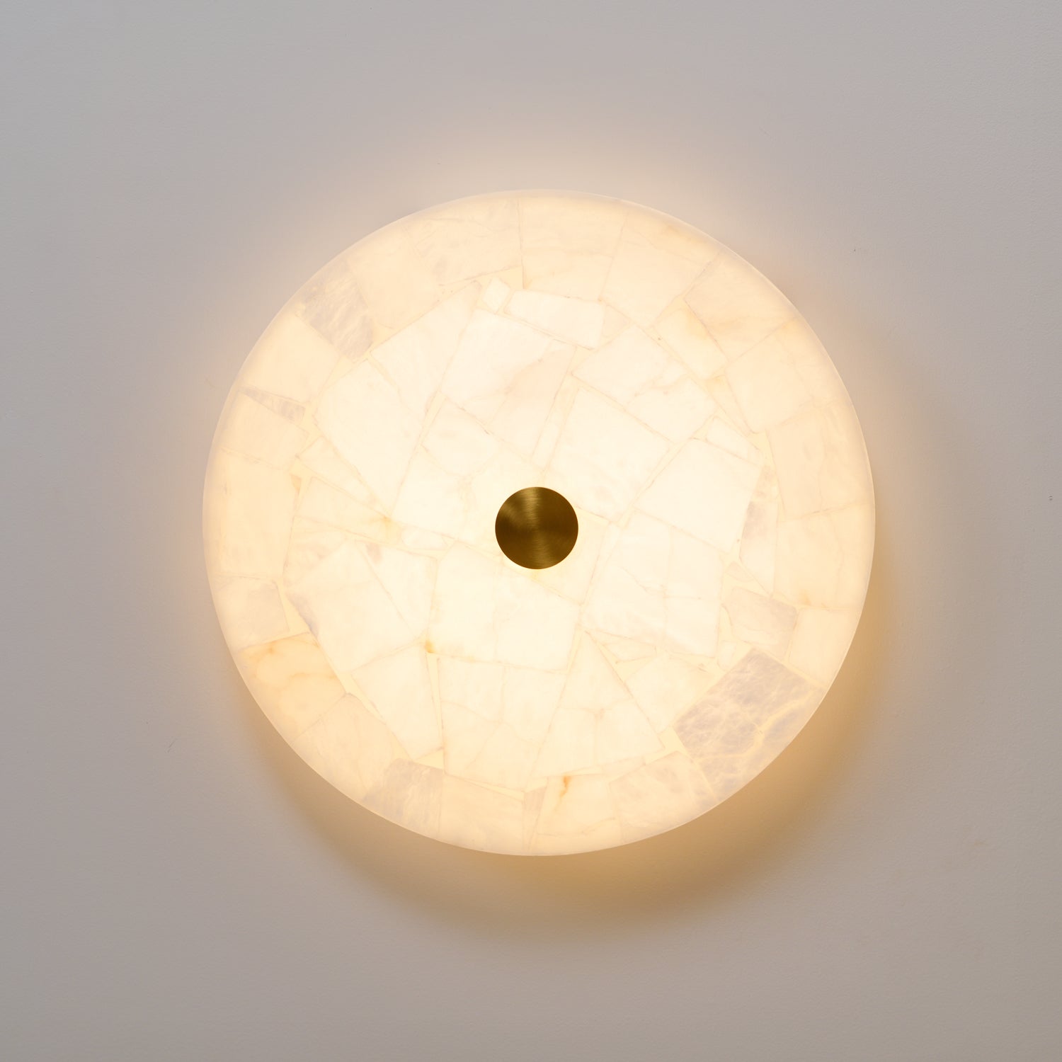 Lampe de plafond en albâtre pour salons et couloirs