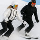 Pantalon de ski imperméable avec doublure thermique visible