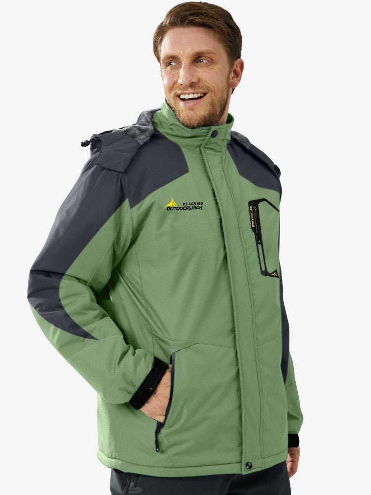 Intérieur de la veste avec doublure respirante visible