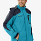 Vue de face d'une veste de ski pour conditions hivernales
