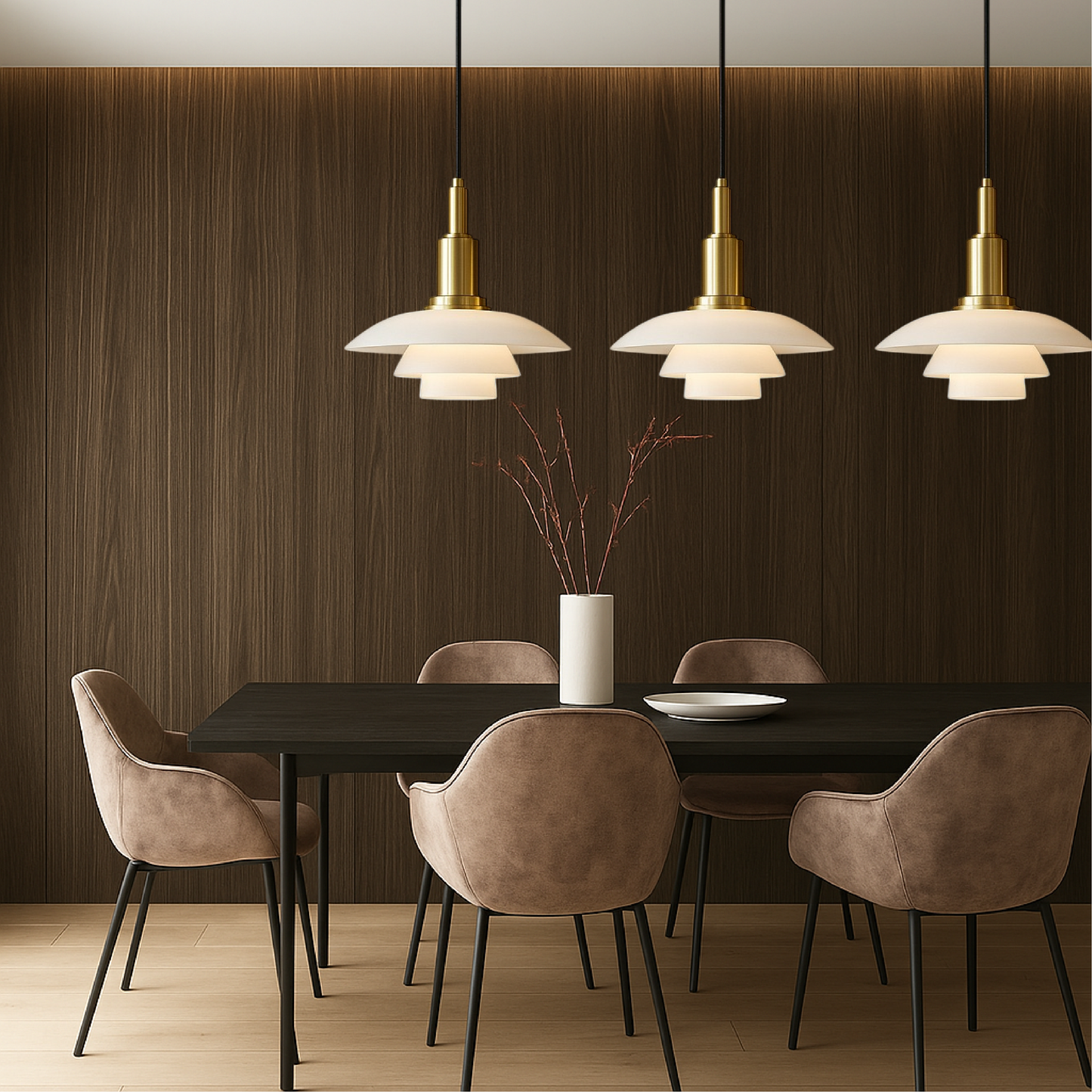Vue rapprochée des têtes réglables en verre de la lampe