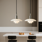 Lampe suspendue danoise avec trois têtes, design épuré
