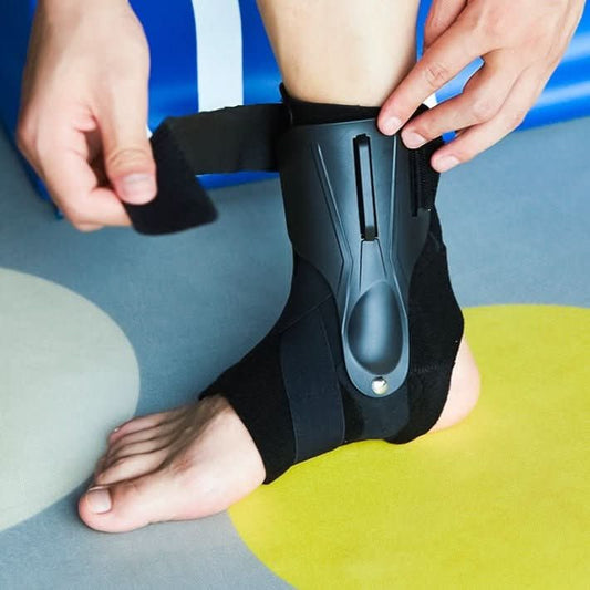 Vue d'ensemble de l'attelle montrant le design ergonomique
