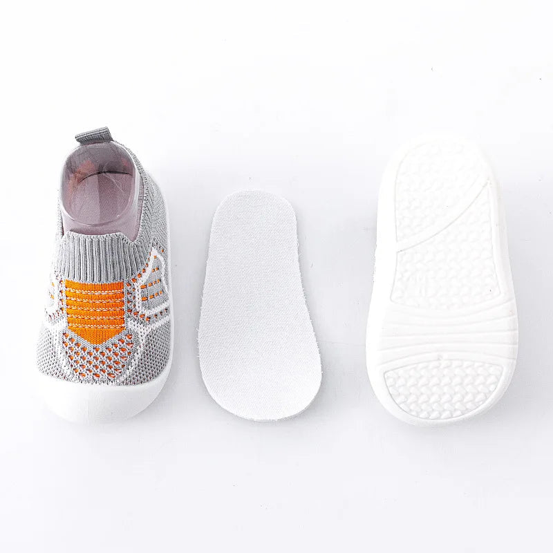 Chaussures bébé multicolores, adaptées pour intérieur et extérieur