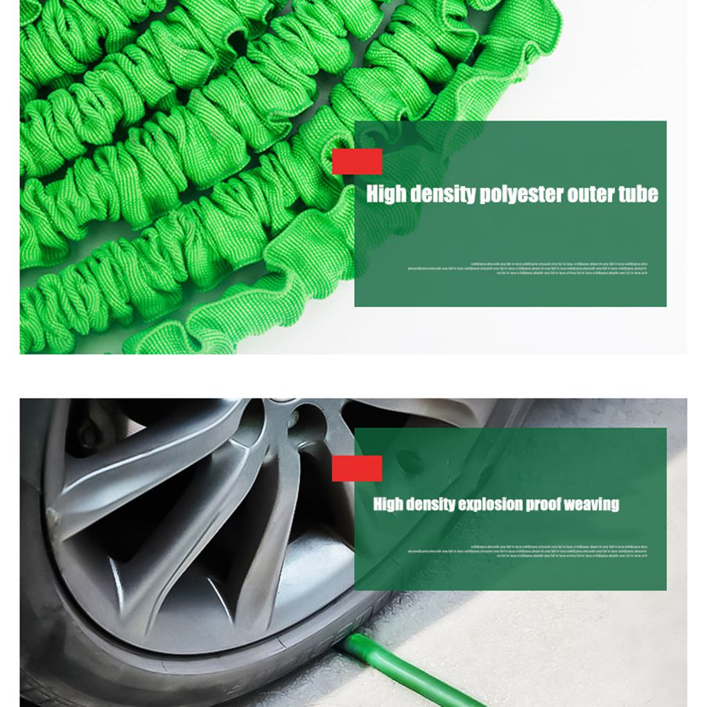 Tuyau de jardin en plastique vert enroulé
