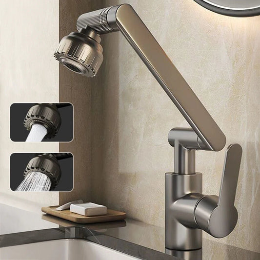 Vue d'ensemble du robinet avec ses deux modes d'eau