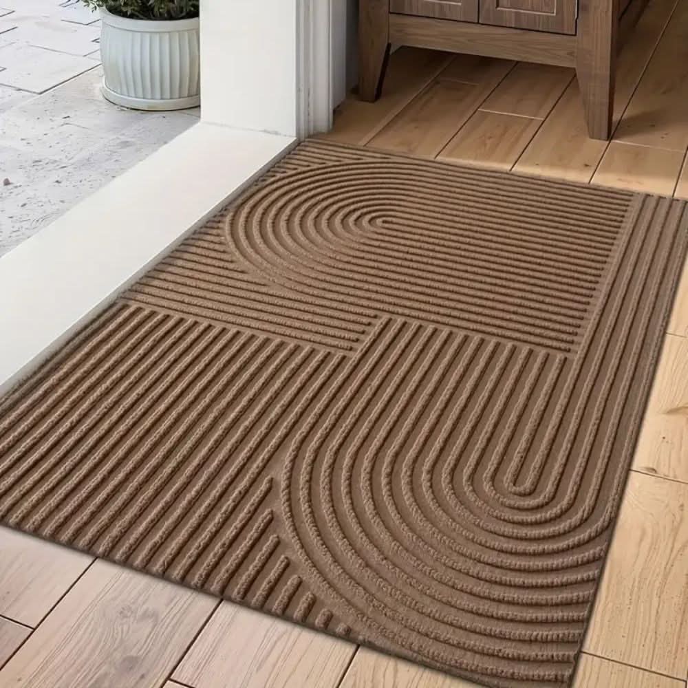 Tapis de porte élégant, idéal pour entrée moderne