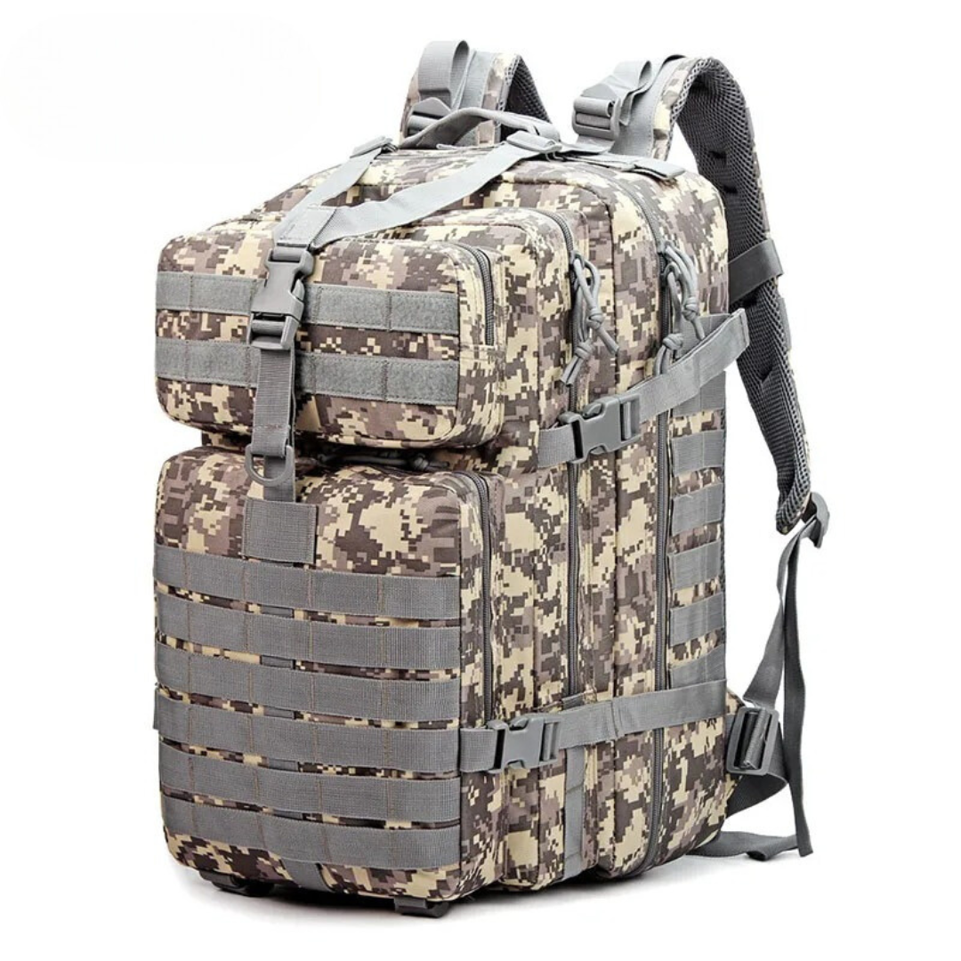 Sac à dos en position debout, prêt pour l'aventure