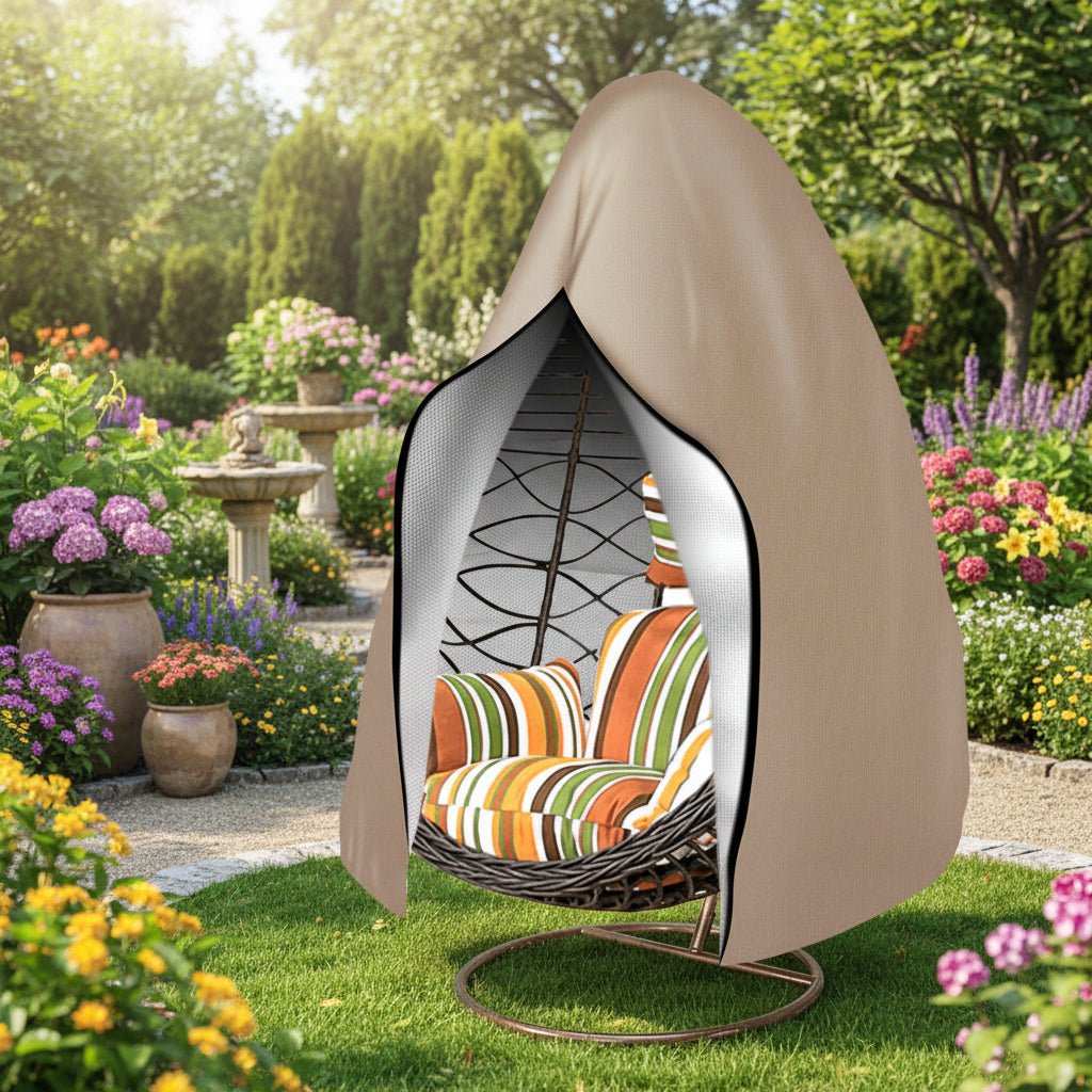 Housse imperméable pour chaise œuf double en extérieur