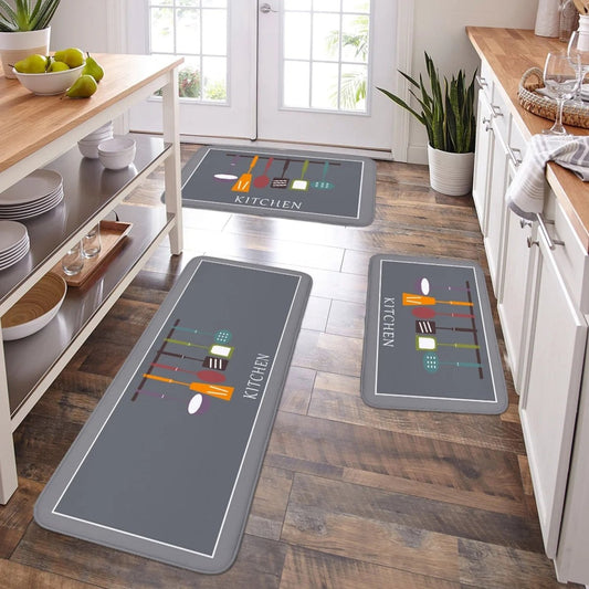 Tapis absorbant en éponge sur sol humide