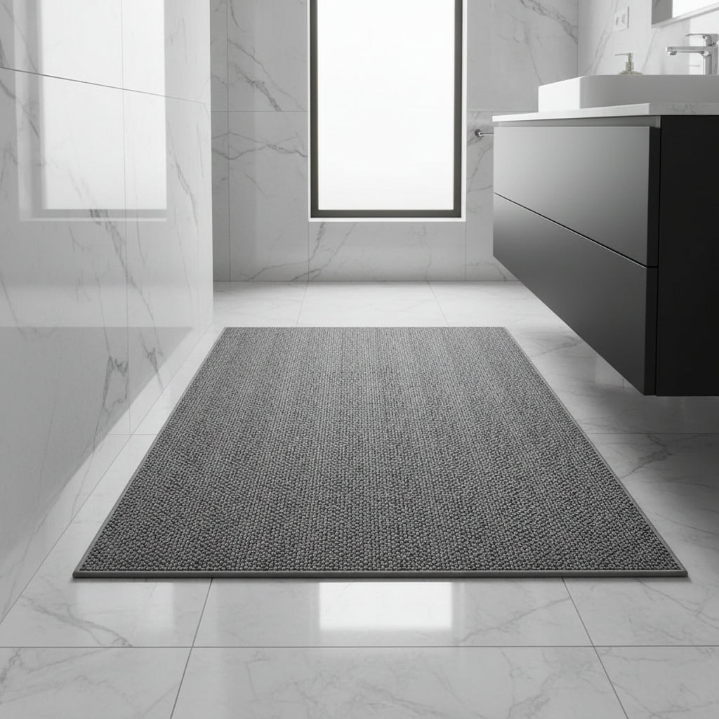 Tapis d'entrée avec motifs contemporains en extérieur