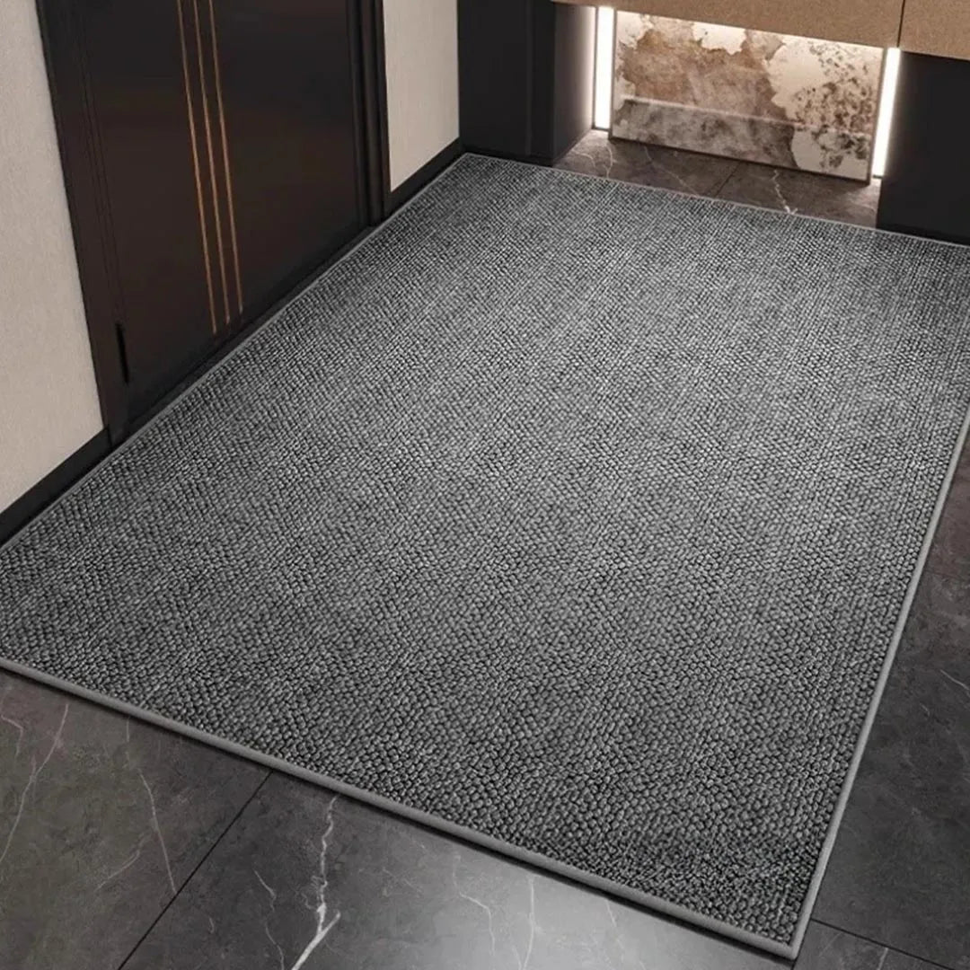 Tapis d'entrée absorbant avec motifs géométriques modernes