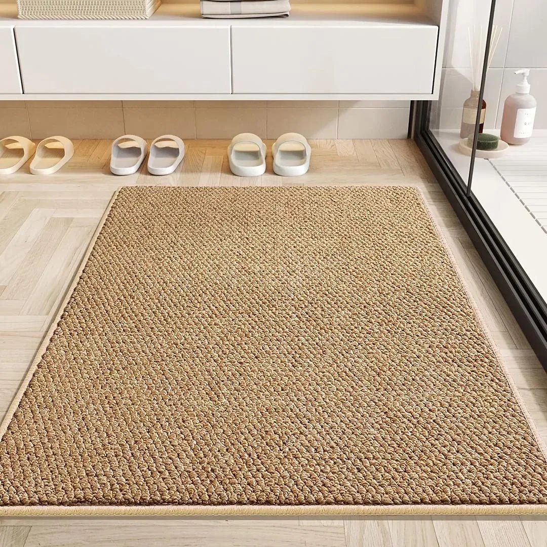 Texture du tapis absorbant vue de près