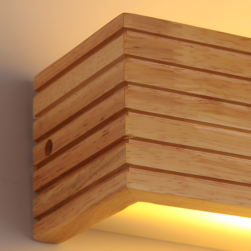 Applique LED étanche installée dans une salle de bain