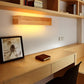 Applique murale LED avec finition bois élégante