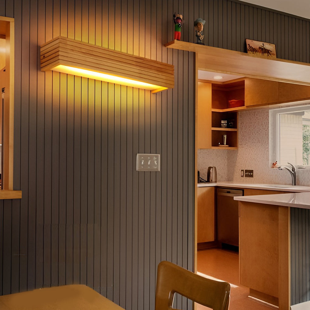Installation murale de l'applique LED dans un espace humide
