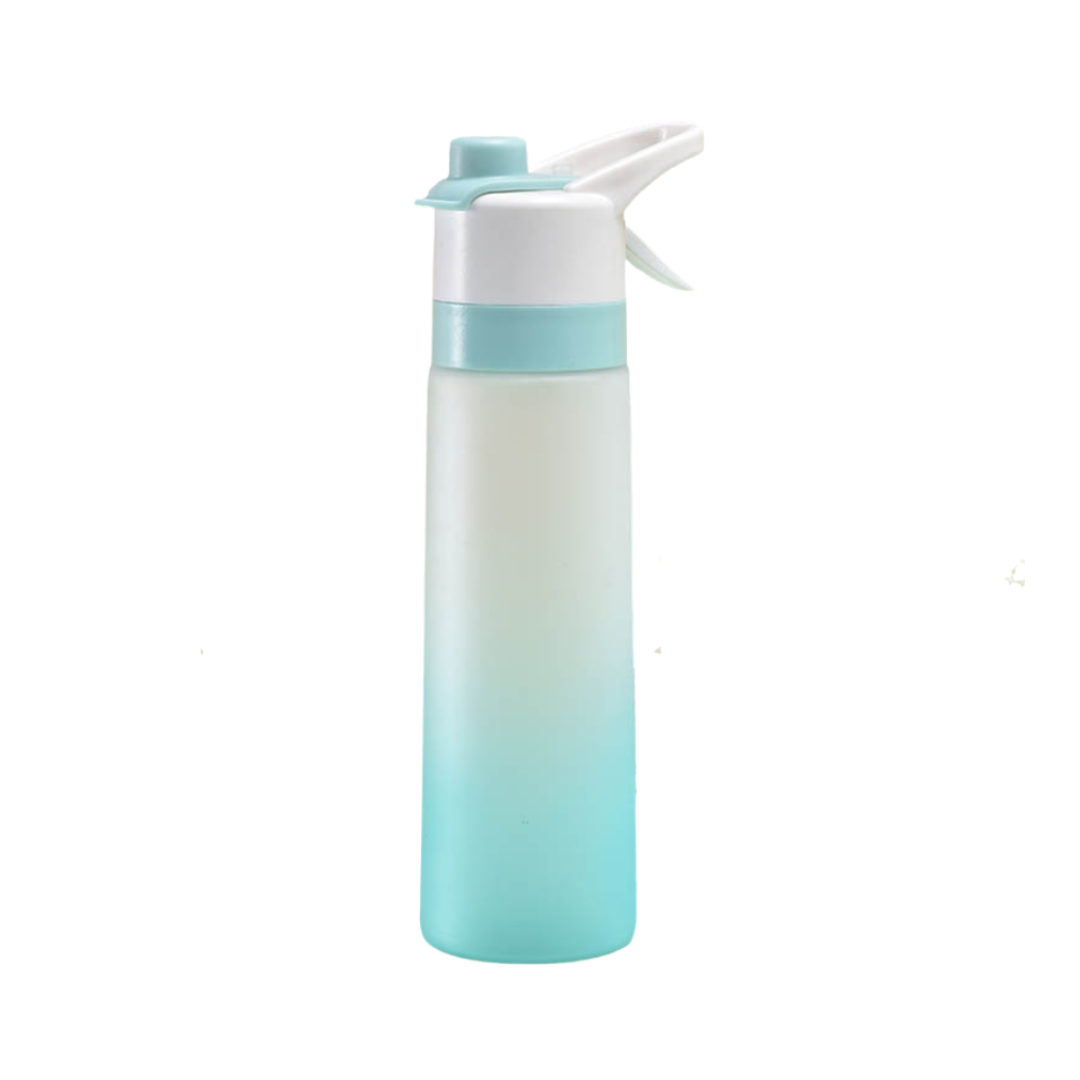 Vue latérale de la bouteille, montrant sa forme ergonomique