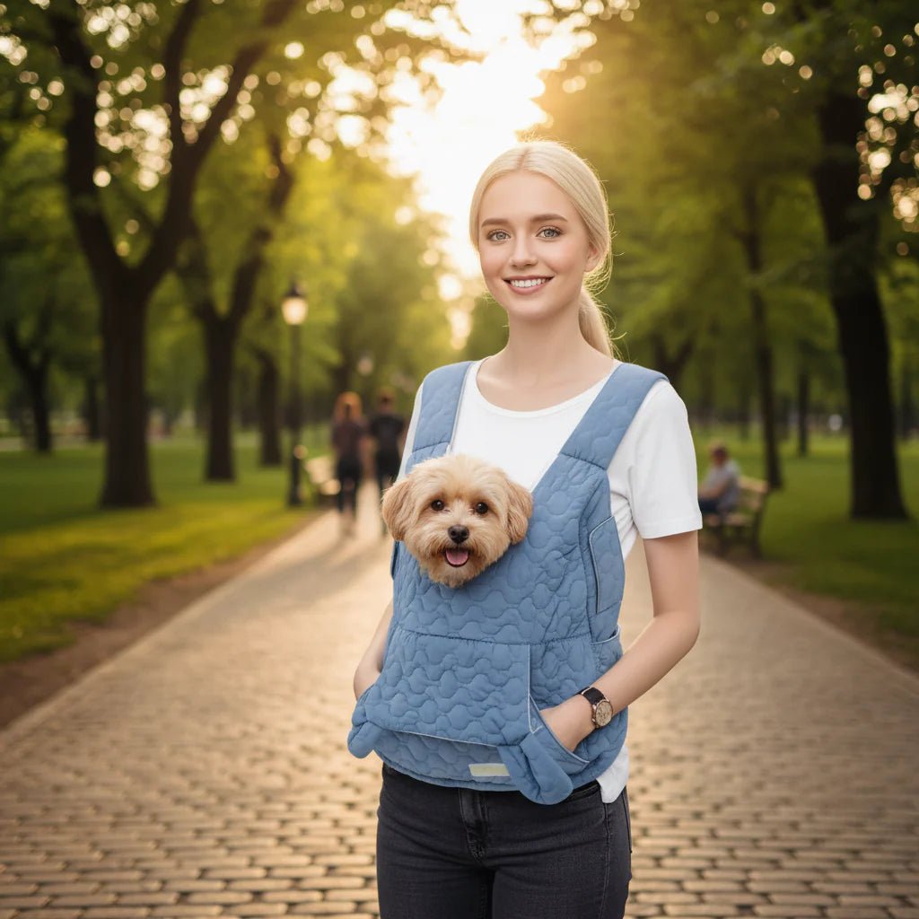 Transporteur pour animaux avec inserts en maille et tissu déperlant