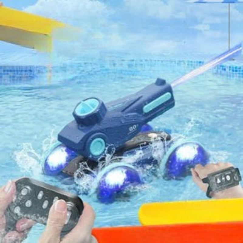 Voiture télécommandée étanche avec pistolet à eau intégré