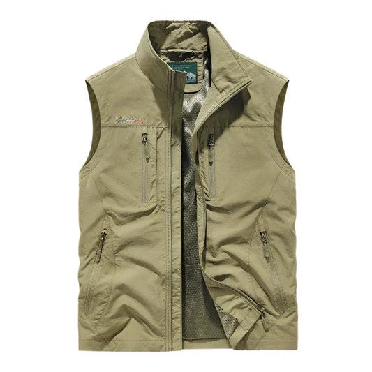 Gilet imperméable pour homme, idéal pour activités extérieures