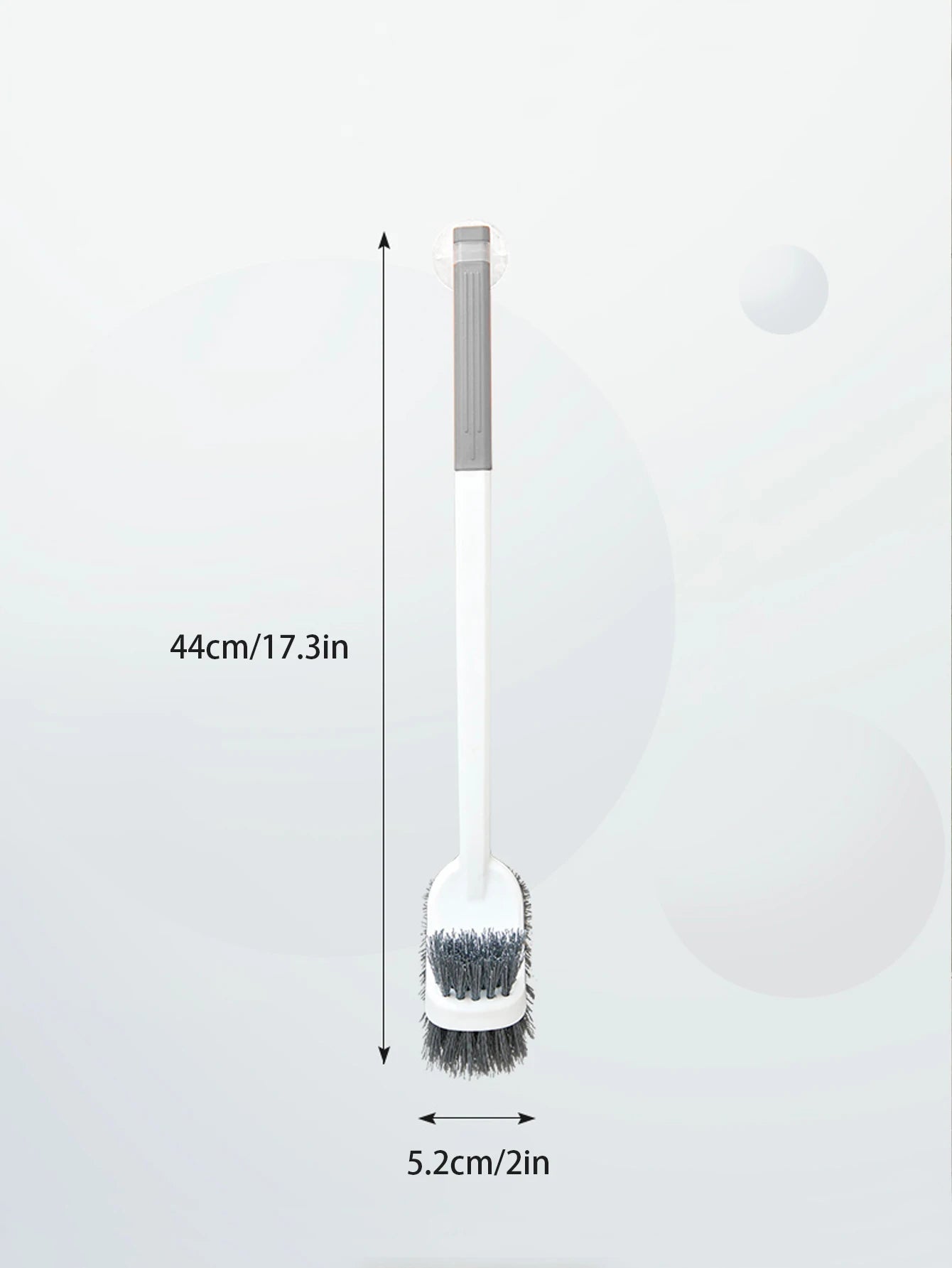 Brosse de toilette accrochée au mur, économisant l'espace