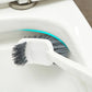 Détail de la tête de brosse nettoyant sous les rebords