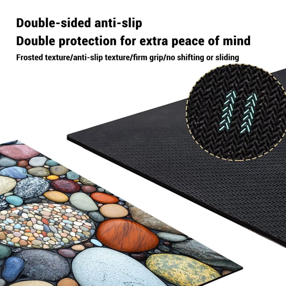 Tapis de Bain Diatomée aquastone stylish non slip finitions visibles