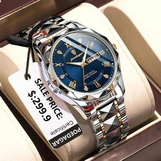 Montre sur fond neutre, mettant en valeur le design moderne