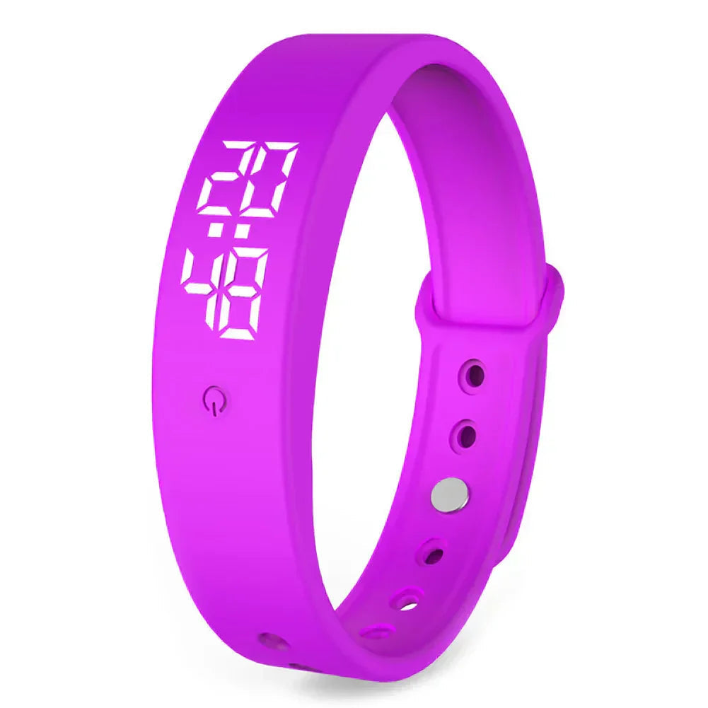 Gros plan sur le cadran tactile de la montre