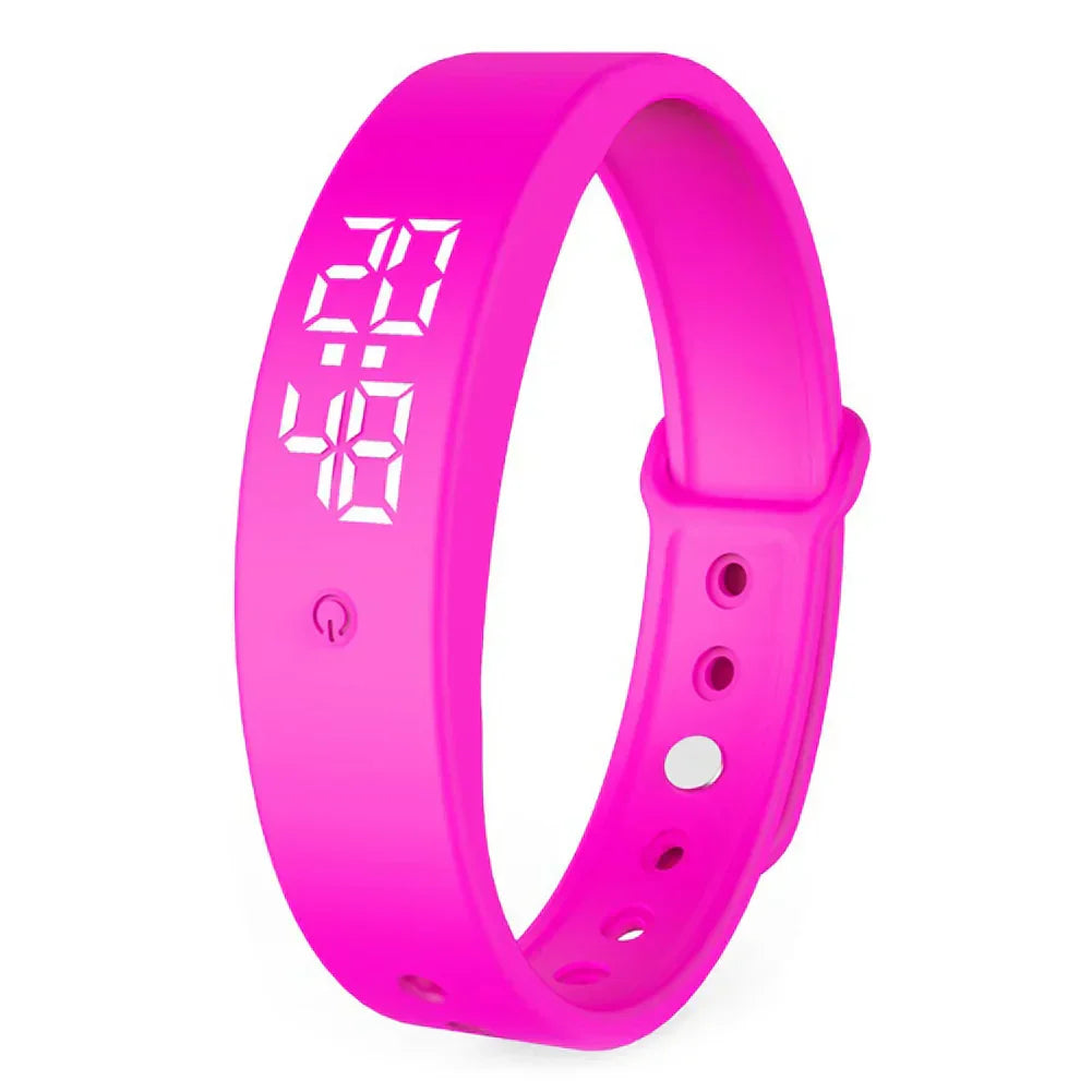 Montre connectée montrant une alerte vibrante