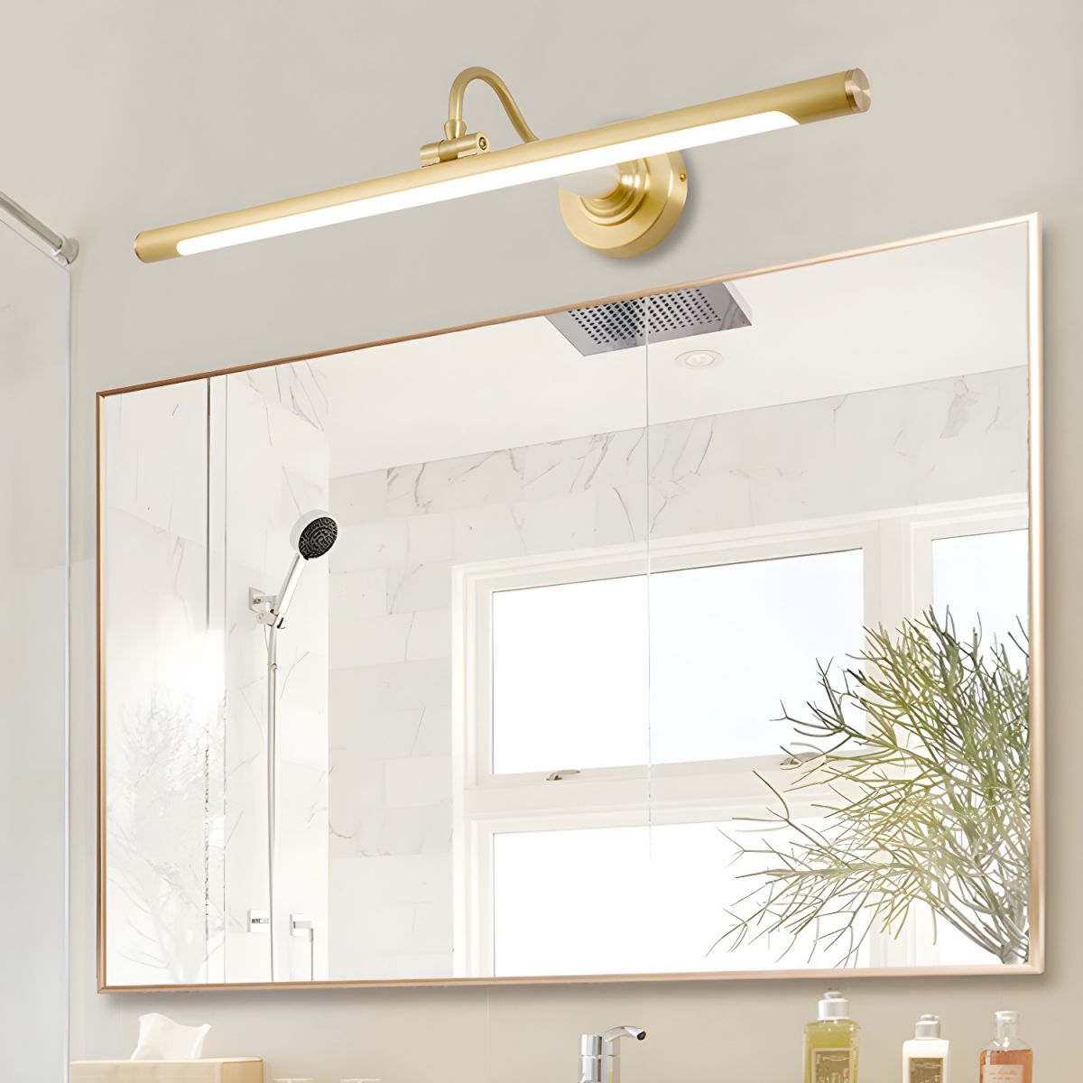 Applique murale allumée, lumière chaude diffusée