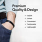 Gros plan sur les aimants du bracelet d'arthrite pour hommes