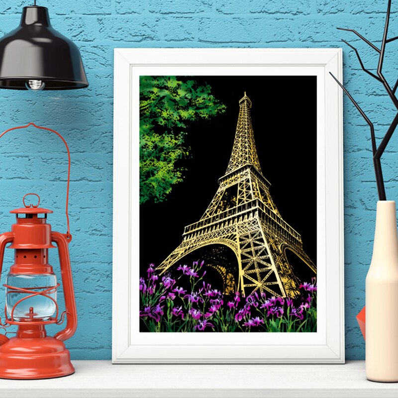 Kit de peinture grattable avec outils inclus