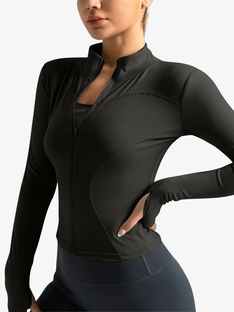 Gros plan sur le tissu respirant et flexible du gilet