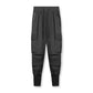 Pantalon de jogging gris clair en polyester, coupe moderne