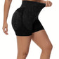 Leggings de sport taille haute en action lors d'un étirement