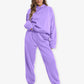 Ensemble de sport féminin en polyester, vue complète