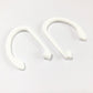 Vue rapprochée des crochets d'oreille ergonomiques pour Airpods
