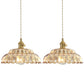 Lampe suspendue avec douille E27 visible