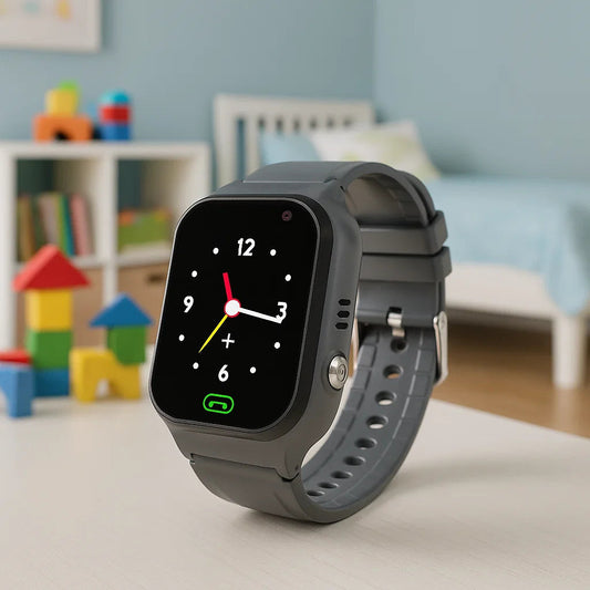 Montre connectée enfant avec interface de localisation GPS