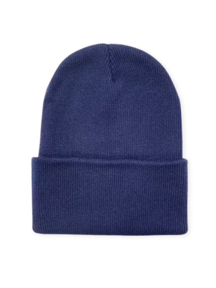 Bonnet unisexe en acrylique, double couche pour chaleur