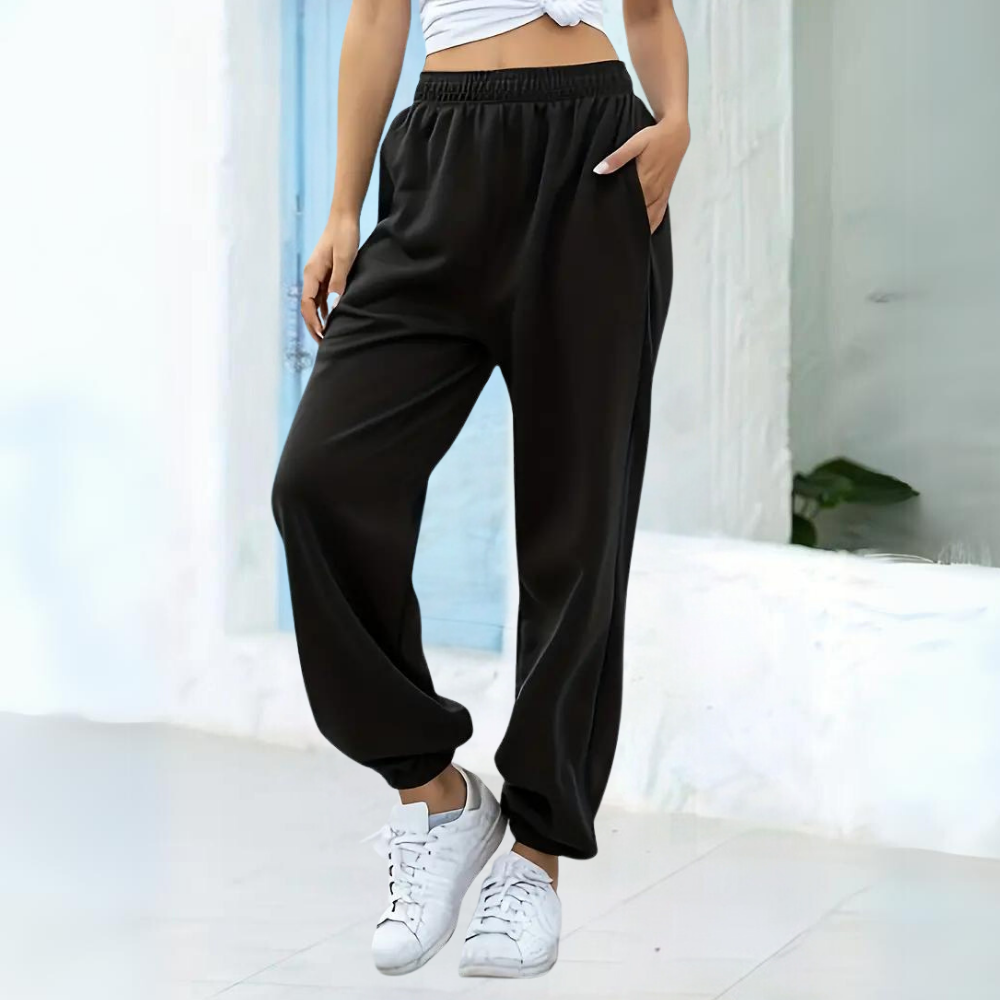 Pantalon de jogging ample pour femme, vue de face