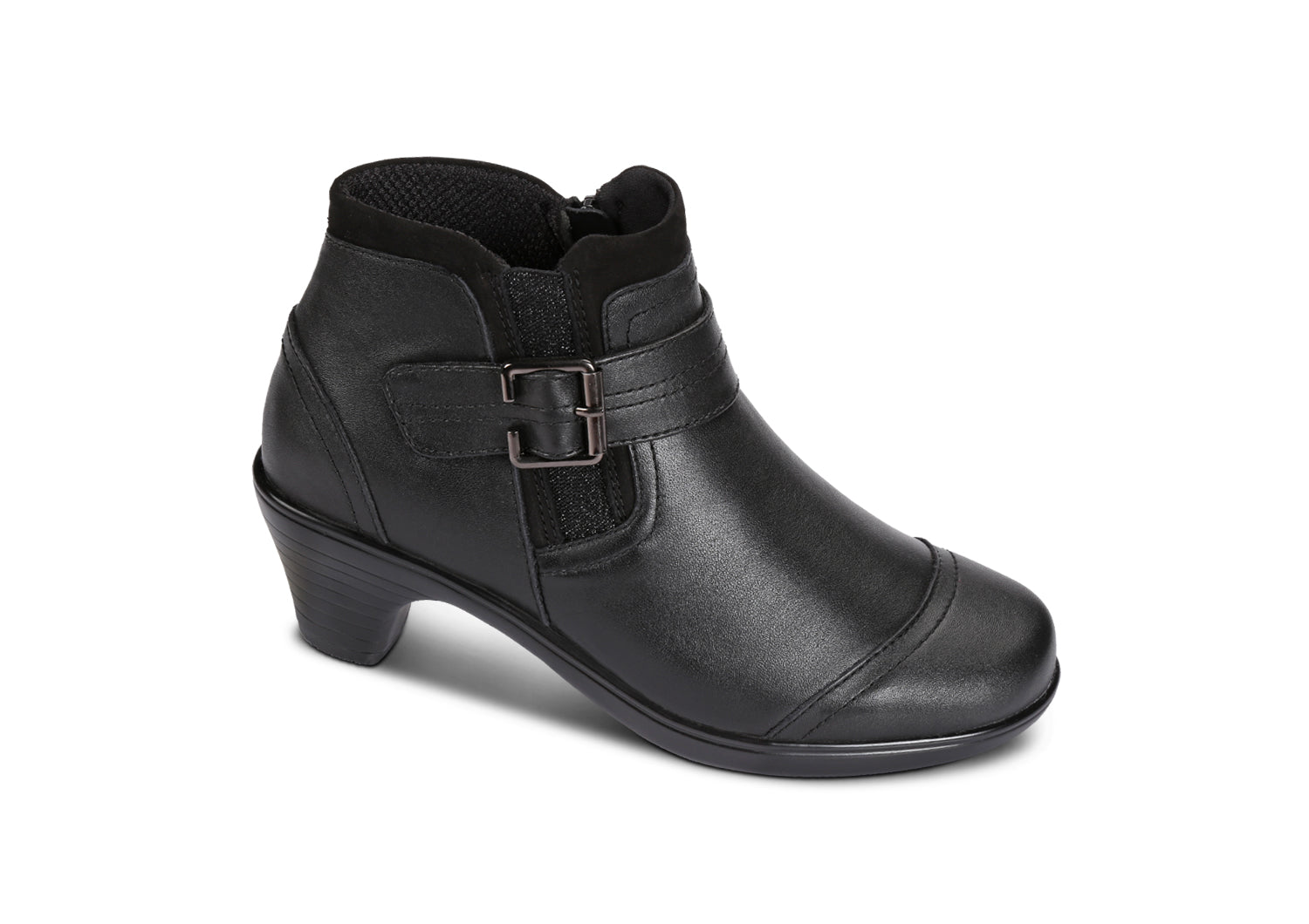 Bottes en cuir avec système de soutien confortable