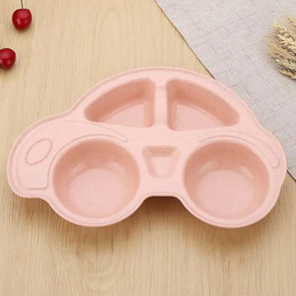 Assiette enfant divisée, idéale pour repas variés
