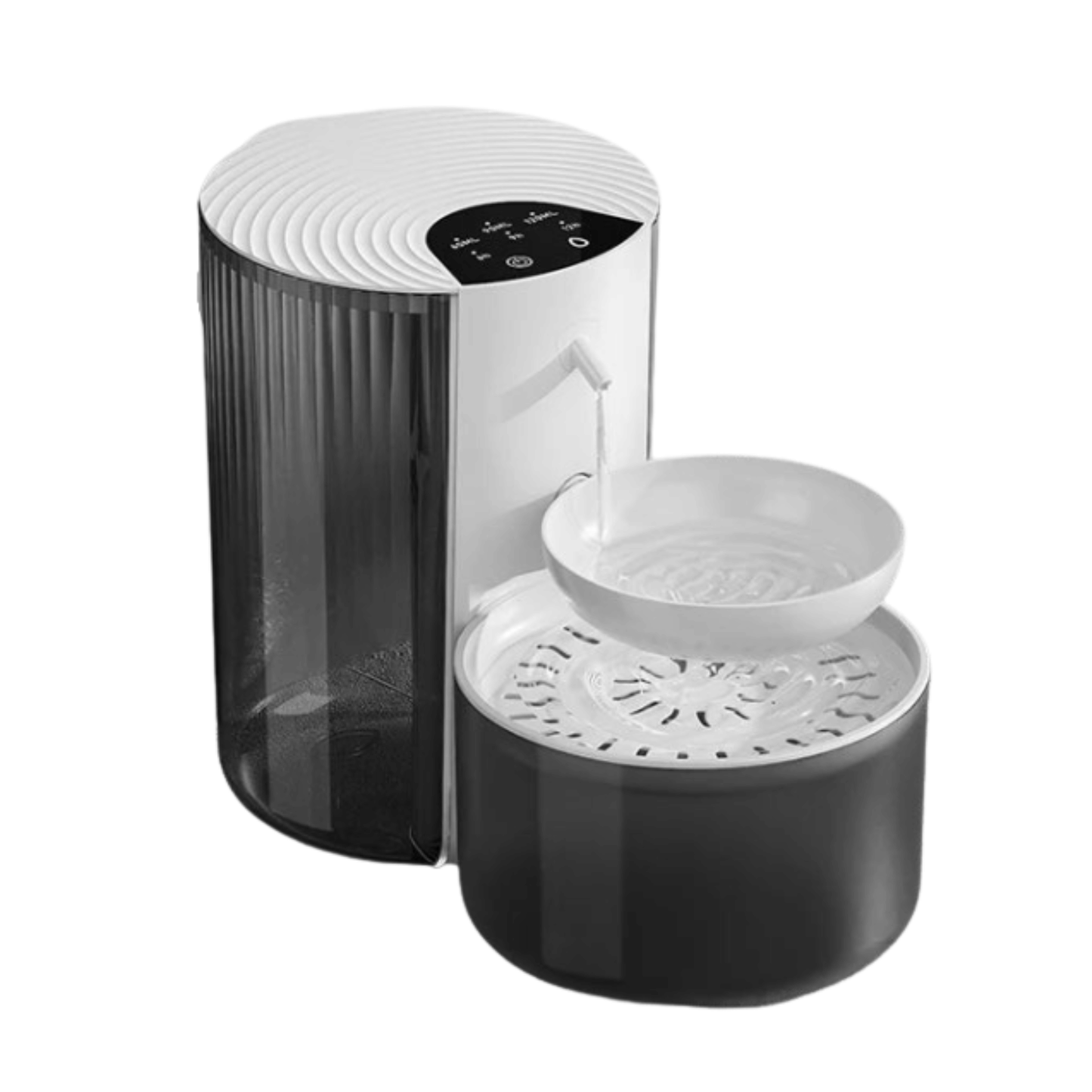 Fontaine à eau automatique avec réservoir transparent